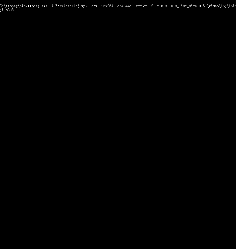 Windows FFmpeg 视频切片生成m3u8文件,上传到服务器使用 Windows FFmpeg 视频切片生成m3u8文件,上传到服务器使用