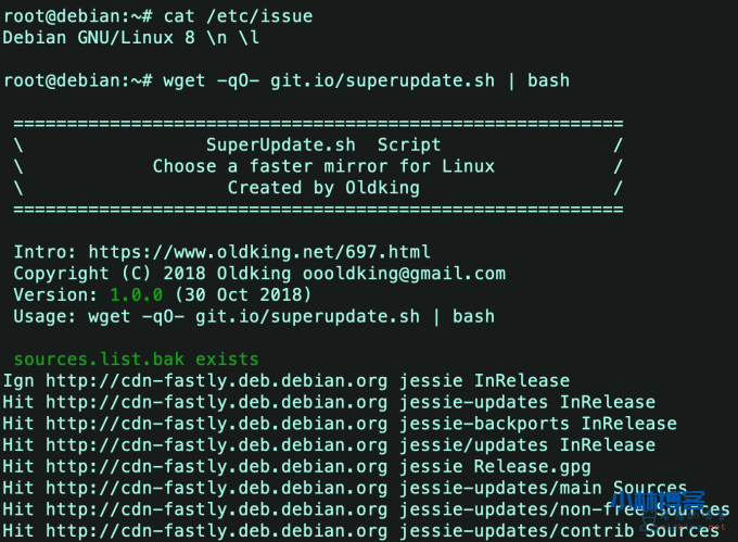 SuperUpdate.sh 一键更换Linux软件源脚本 SuperUpdate.sh 一键更换Linux软件源脚本