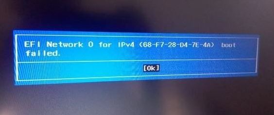 win10系统无法启动报错efi netword 0 for ipv4 boot failed如何解决-小林博客