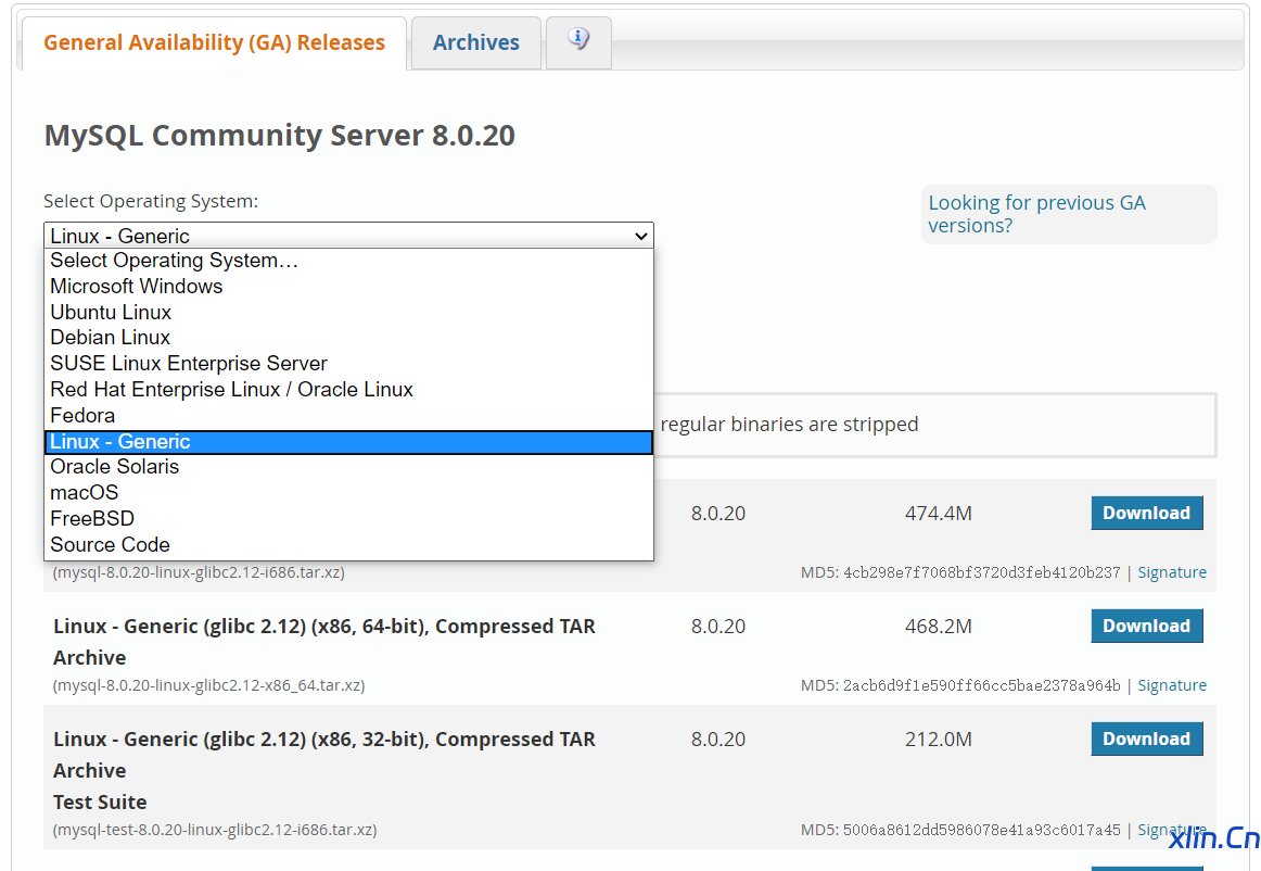 centos7.4上mysql服务端安装与使用-小林博客